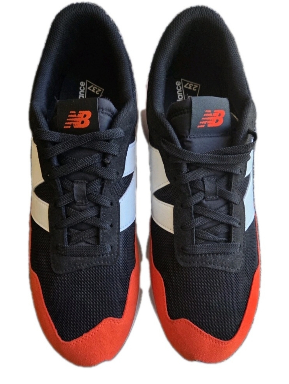 New Balance 237 Orange Black Neo Flame LowTop Sneakers US Men's Size 12 - Picture 4 of 14
